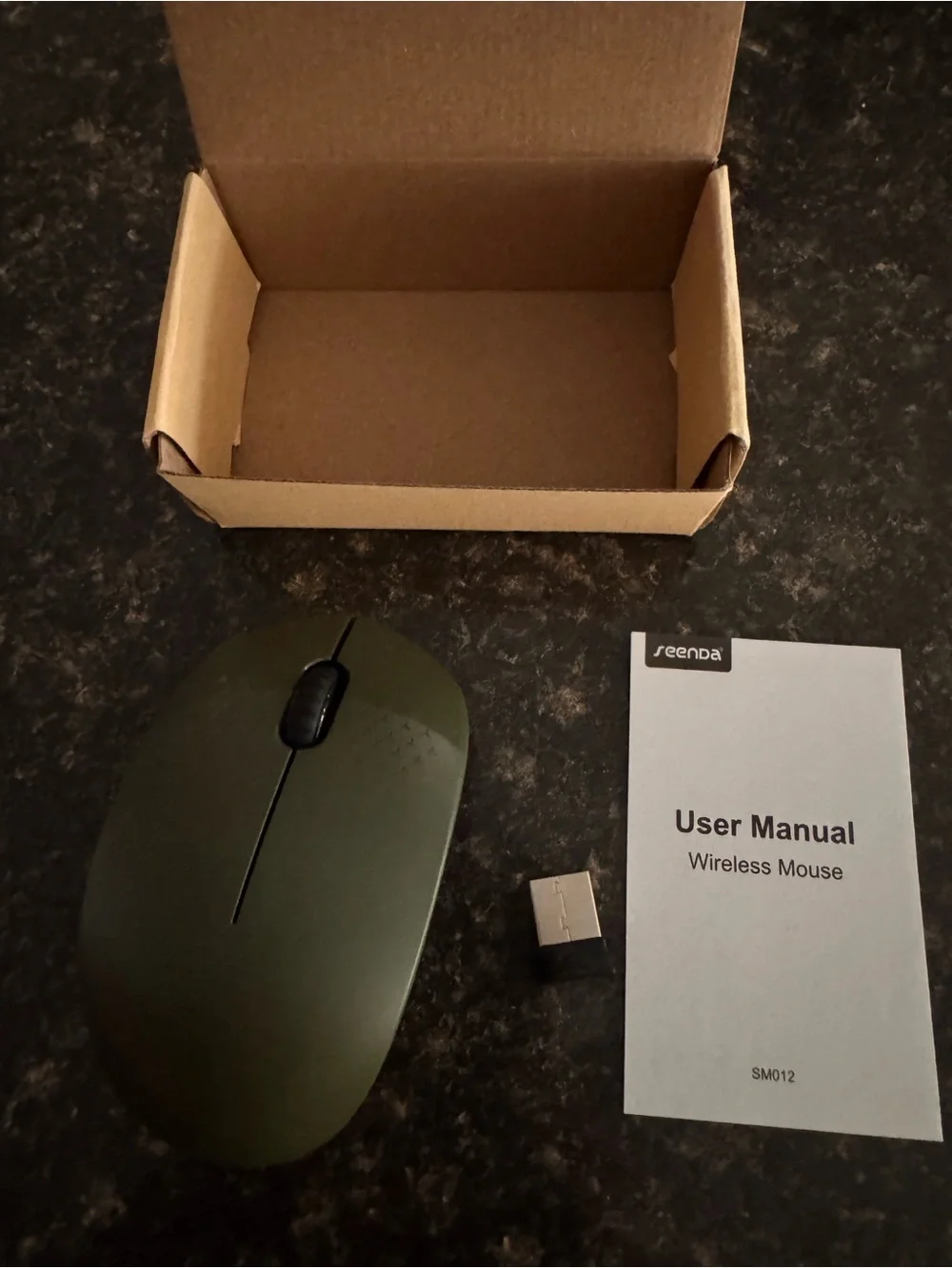 Wireless Mouse for Laptop, 2.4G Noiseless Mouse with USB Receiver